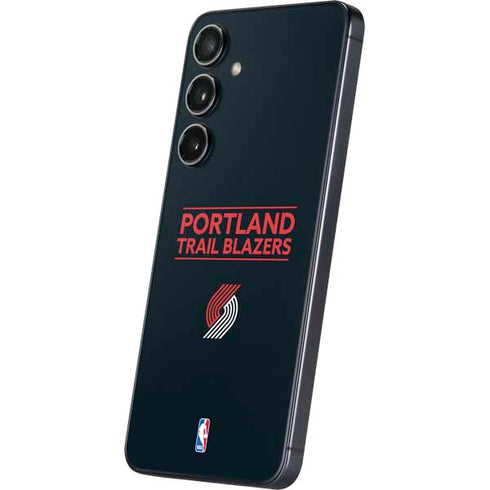 NBA Portland Trail Blazers Standard - Black Galaxy S25 Skin
